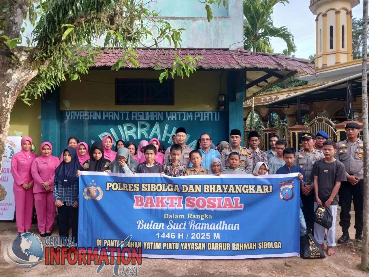 Bakti Sosial Polres Sibolga di Panti Asuhan Darfur Rahmah